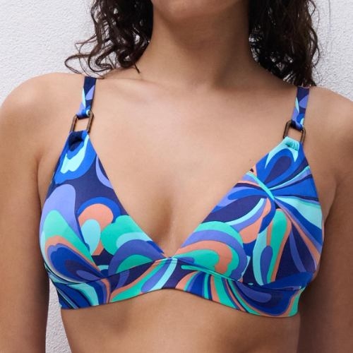 Chantelle Badmode Vita blue/print padded bikini bra