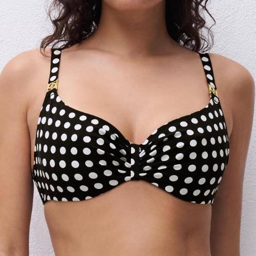 Chantelle Badmode Sauvage black soft-cup bikini bra