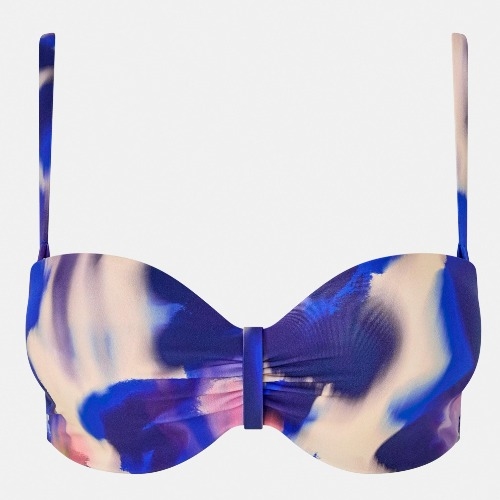 Chantelle Badmode Sauvage blue/print padded bikini bra