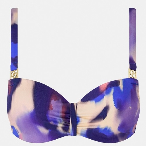 Chantelle Badmode Sauvage blue/print padded bikini bra