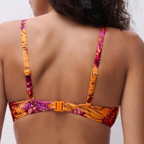 Chantelle Badmode Icon orange soft-cup bikini bra