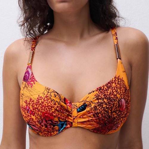 Chantelle Badmode Icon orange soft-cup bikini bra