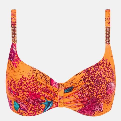 Chantelle Badmode Icon orange soft-cup bikini bra
