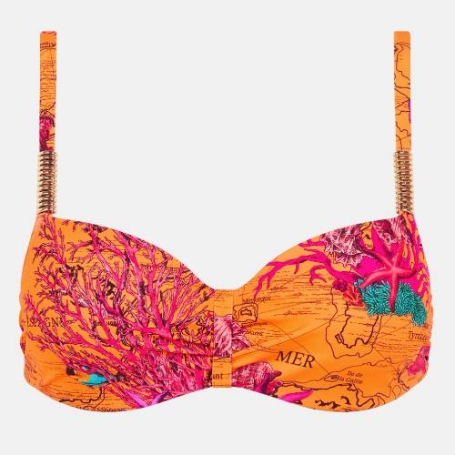 Chantelle Badmode Icon orange padded bikini bra