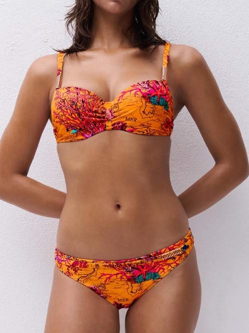 Chantelle Badmode Icon orange padded bikini bra