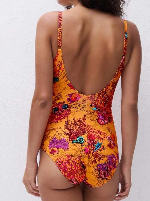 Chantelle Badmode Icon orange bathingsuit