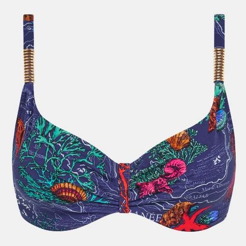 Chantelle Badmode Icon blue padded bikini bra