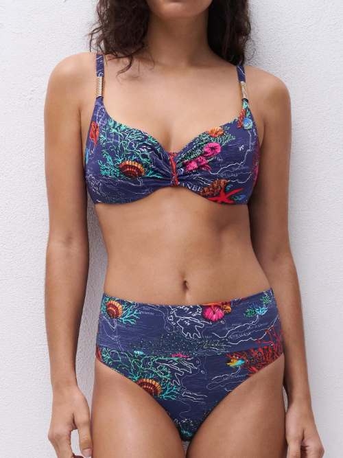 Chantelle Badmode Icon blue bikini brief