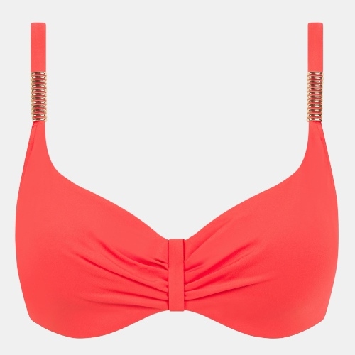 Chantelle Badmode Icon coral soft-cup bikini bra