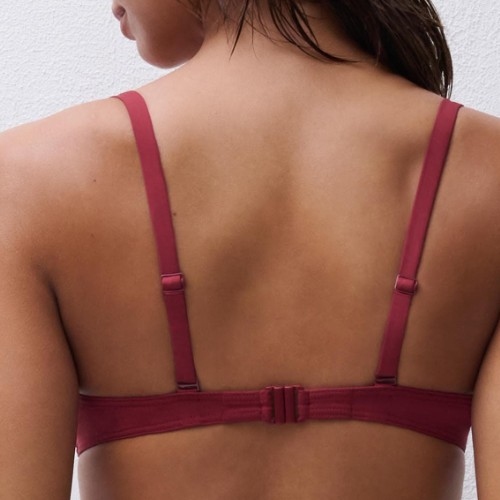 Chantelle Badmode Icon red padded bikini bra