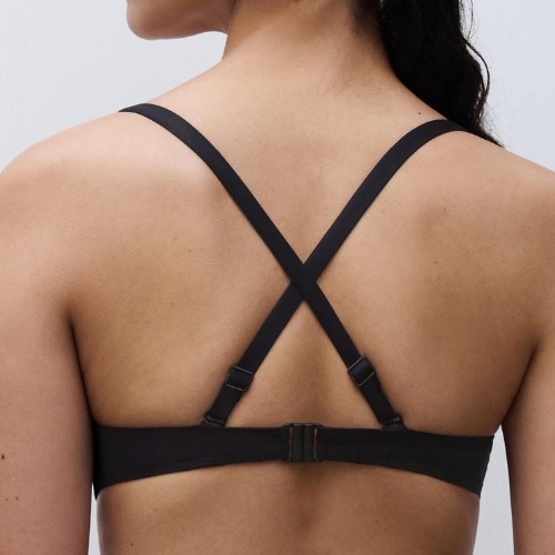 Chantelle Badmode Icon black padded bikini bra