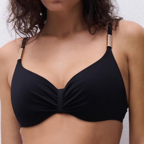 Chantelle Badmode Icon black soft-cup bikini bra