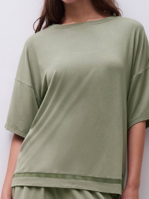 Chantelle Nachtmode Joe green sleep shirt