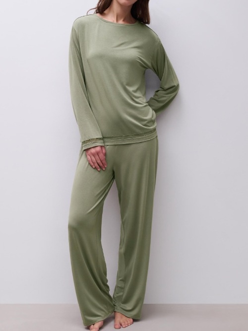 Chantelle Nachtmode Joe green sleep shirt