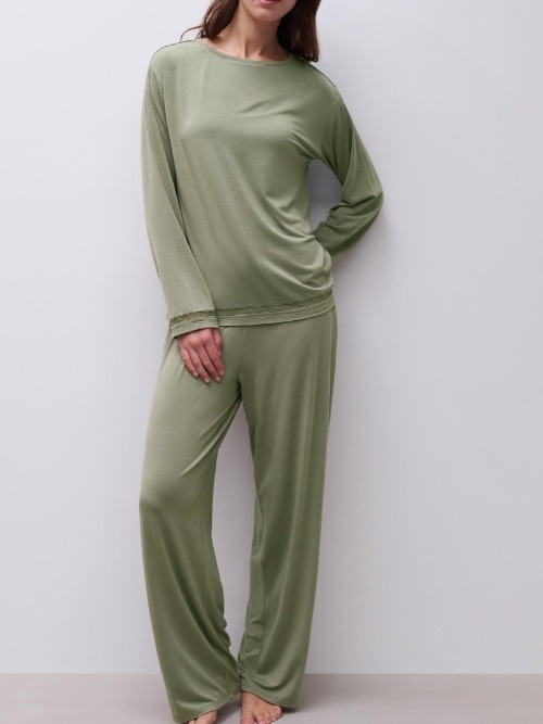 Chantelle Nachtmode Joe green pyjama pant