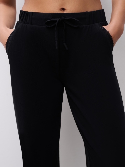 Chantelle Nachtmode Romance black pyjama pant
