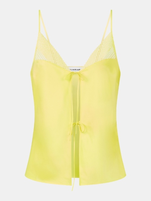 Chantelle Nachtmode Play yellow spaghetti top