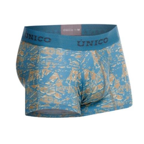 Mundo Unico Brocado blue sport trunk