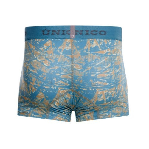 Mundo Unico Brocado blue sport trunk