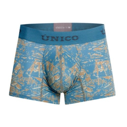 Mundo Unico Brocado blue sport trunk