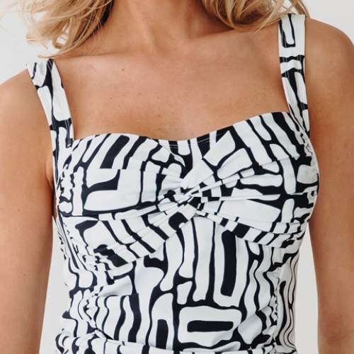 Bomain Ottowa black tankini set