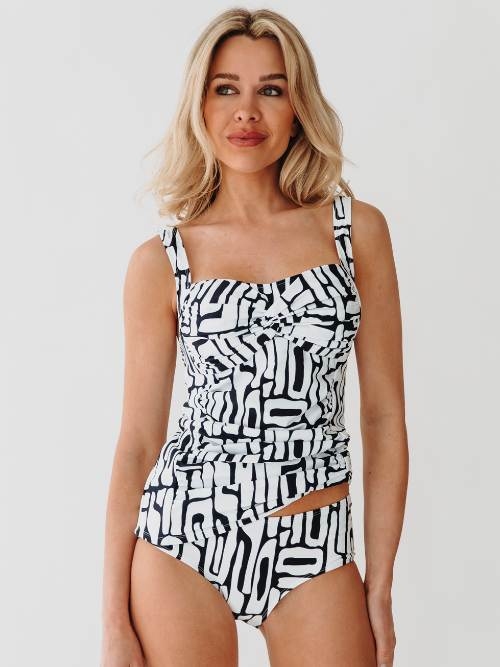 Bomain Ottowa black tankini set