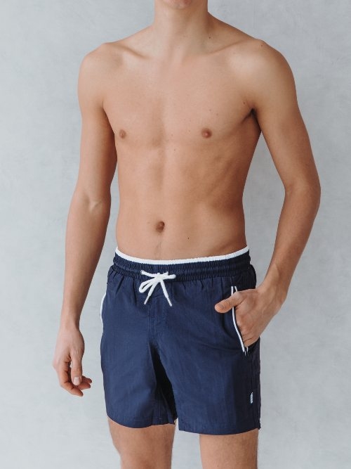 Bomain Basic navy blue swimshort