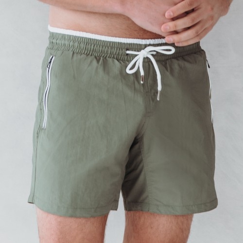 Bomain Basic khaki swimshort
