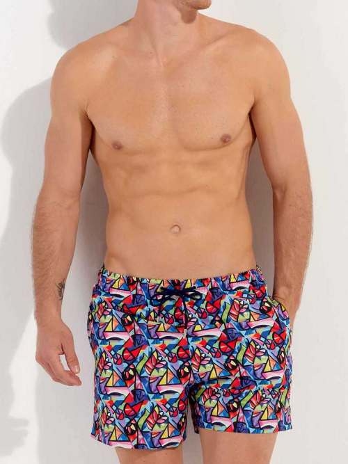 HOM Swimwear Idylle multicolor swim boxer