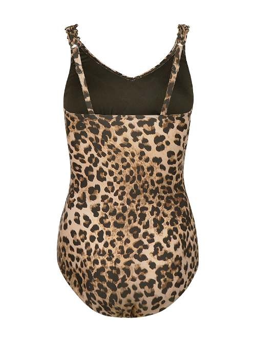 Mila Leopard brown/print bathingsuit