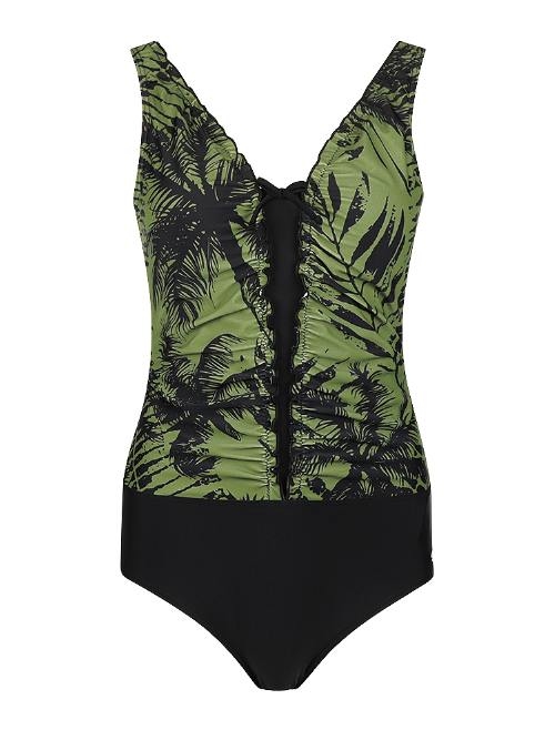 Mila Classic green/black bathingsuit