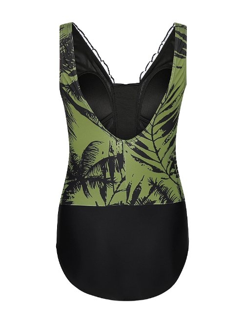 Mila Classic green/black bathingsuit