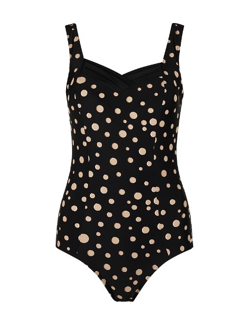 Mila Golden Dots black bathingsuit