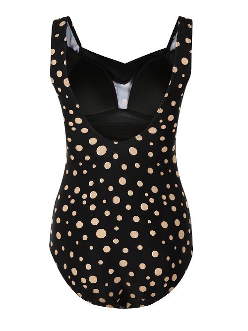 Mila Golden Dots black bathingsuit