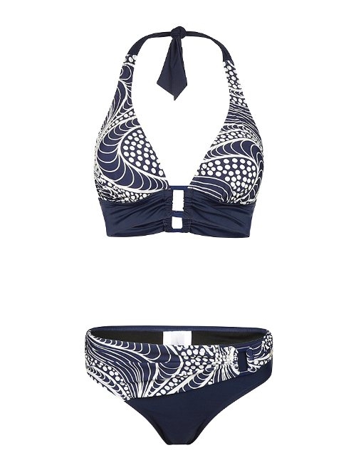 Mila Ocean Waves navy blue set