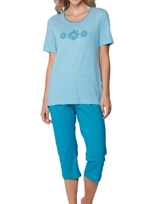 Pastunette Women aqua pajama
