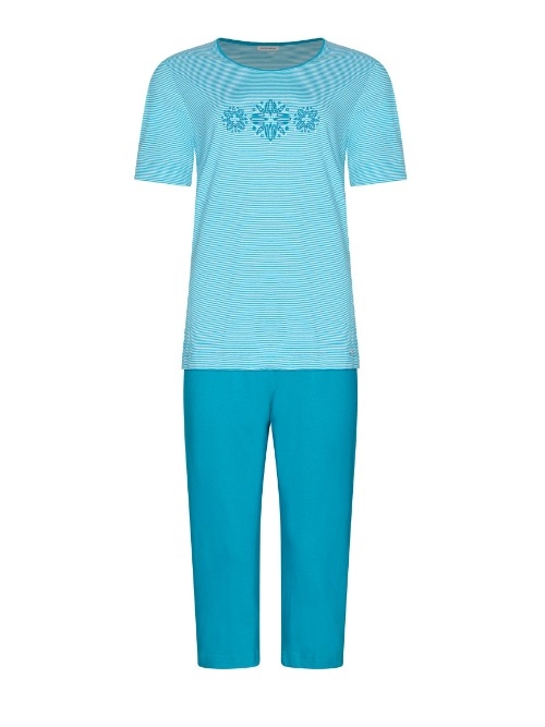 Pastunette Women aqua pajama