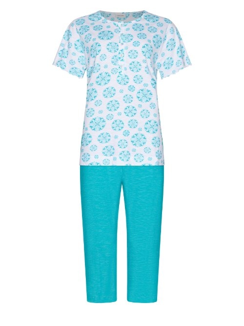 Pastunette Women aqua pajama