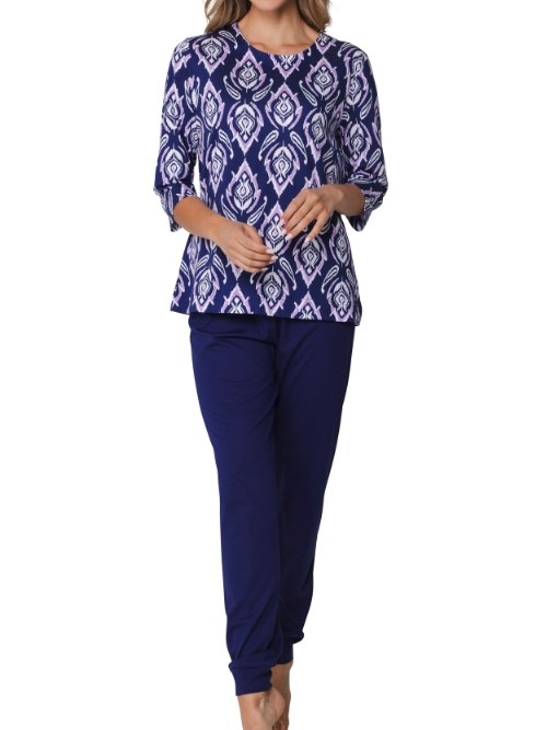 Pastunette Women navy blue pajama