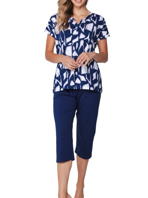 Pastunette Women navy blue pajama