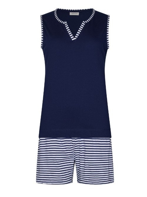 Pastunette Women navy blue shortama