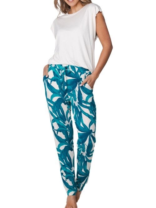 Pastunette Women aqua pajama