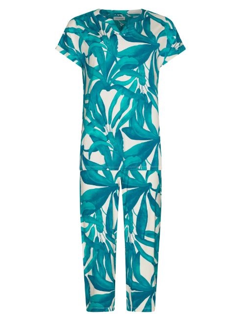Pastunette Women aqua pajama