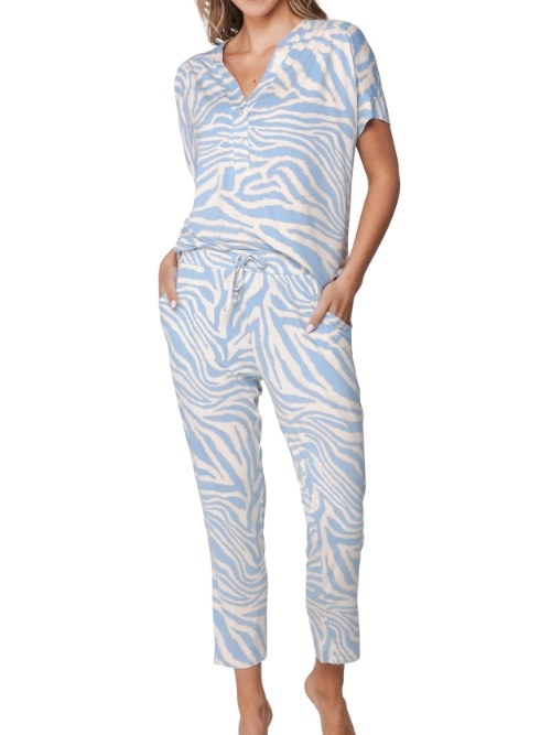 Pastunette Women blue pajama