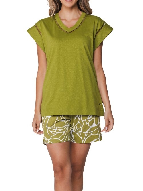 Pastunette Women green shortama