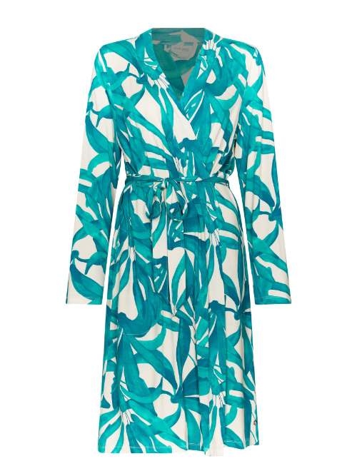 Pastunette Women aqua bathrobe