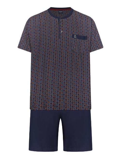 Robson Men navy blue shortama