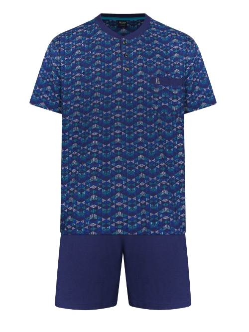 Robson Men navy blue shortama