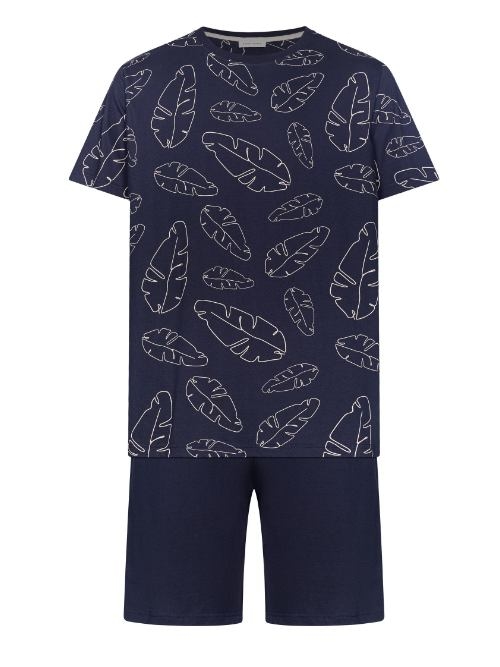 Pastunette Men navy blue shortama