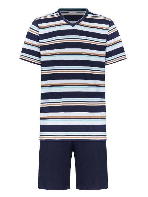 Pastunette Men navy blue shortama